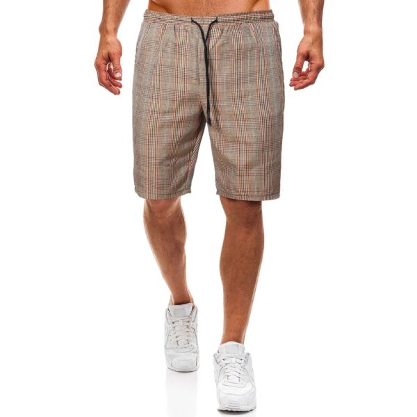 Plaid casual shorts
