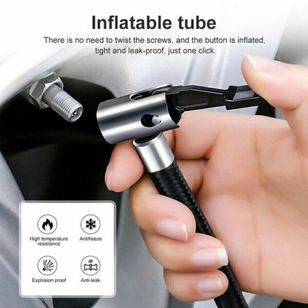 Electric Corded 12V 150PSI Car Tyre Inflator  Portable Air Compressor - Image 3