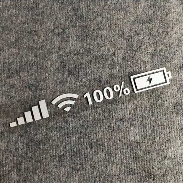 Car Windshield Stickers Signal WiFi Power Vinyl Decal Mobile Phone Car Stickers Auto Exterior Decorative Accessories Decals - Image 4