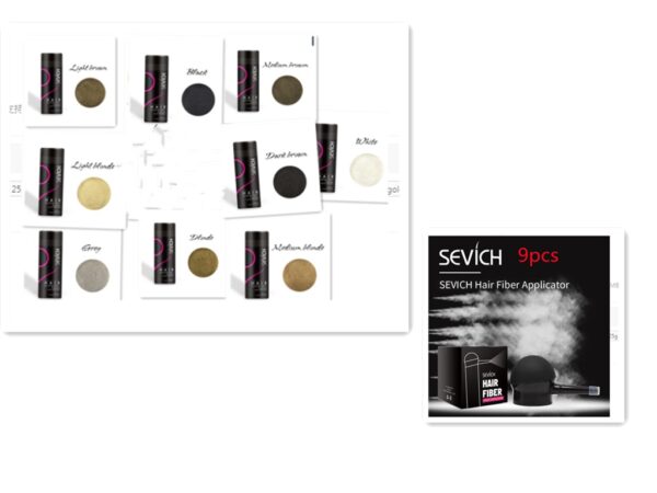 Hair Building Fibers Keratin Thicker Anti Hair Loss Products Concealer Refill Thickening Fiber Hair Powders Growth - Image 9