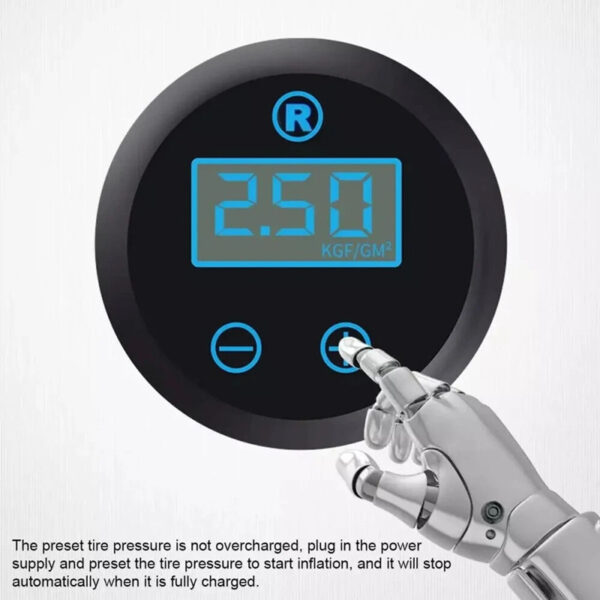 Electric Corded 12V 150PSI Car Tyre Inflator  Portable Air Compressor - Image 6