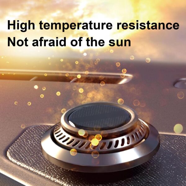 Car Air Freshener, Solar Rotating Car Essential Oil Diffuser, Car Interior Decor Accessories, Odor Eliminator For Car Office Home Car Aromatherapy Car Essential Oil Diffuser Auto Diffuser - Image 8