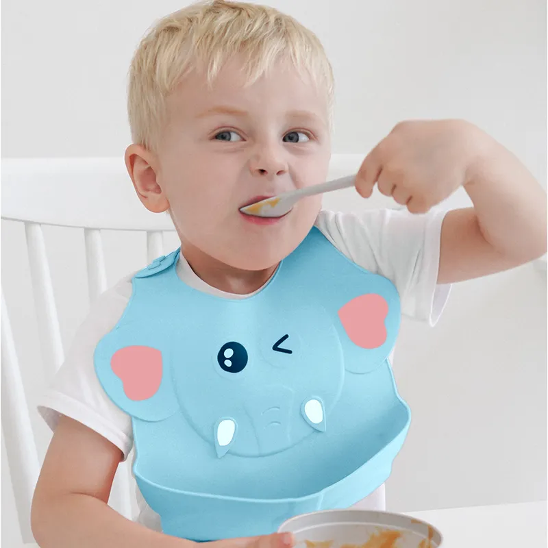 eating silicone bib
